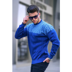 Vyriškas mėlynas megztinis Boron
