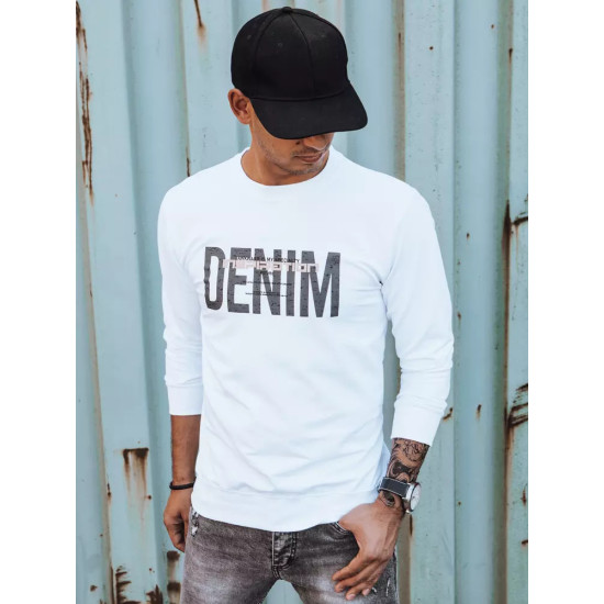 White mens sweater Vovek BX5356 - Mens Sweaters| Sweaters online White mens sweater Vovek BX5356