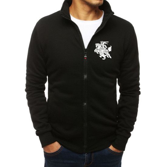 Juodas vyriškas džemperis Silon su vyčiu