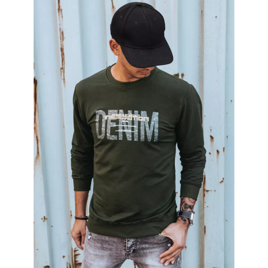 Khaki mens sweater Vovek BX5358 - Mens Sweaters| Sweaters online Khaki mens sweater Vovek BX5358
