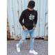 Black mens jumper Livol BX5352 - Mens Sweaters| Sweaters online Black mens jumper Livol BX5352
