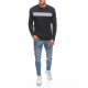 Sweater dark grey Madar B1598 - Men's Sweaters| Sweaters online Sweater dark grey Madar B1598