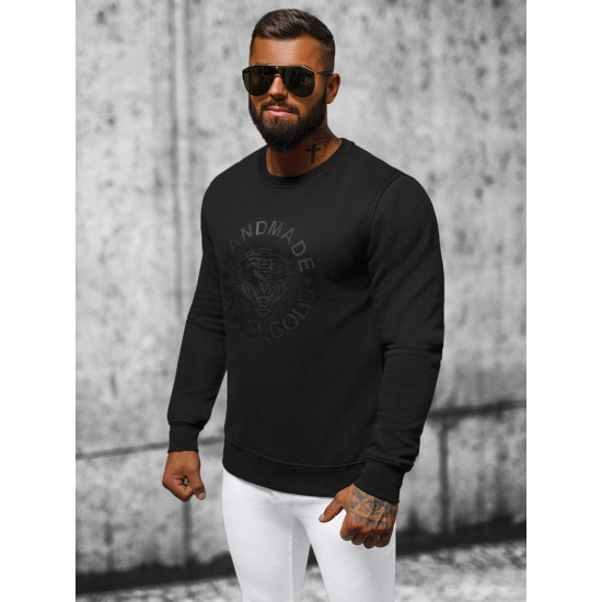 Black jumper Adma NB/MF2008 - Men's Sweaters| Sweaters online Black jumper Adma NB/MF2008