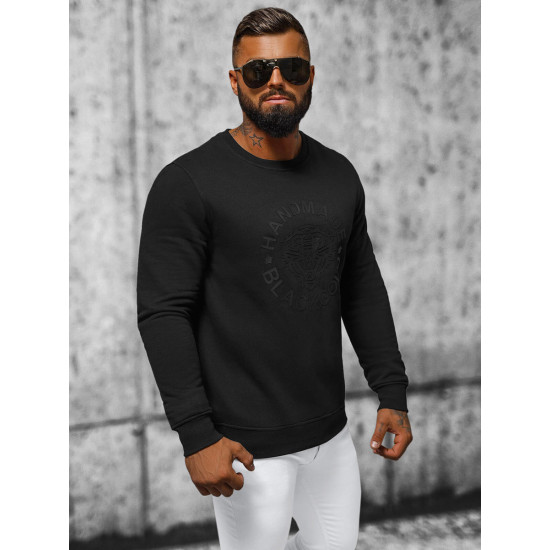 Black jumper Adma NB/MF2008 - Men's Sweaters| Sweaters online Black jumper Adma NB/MF2008