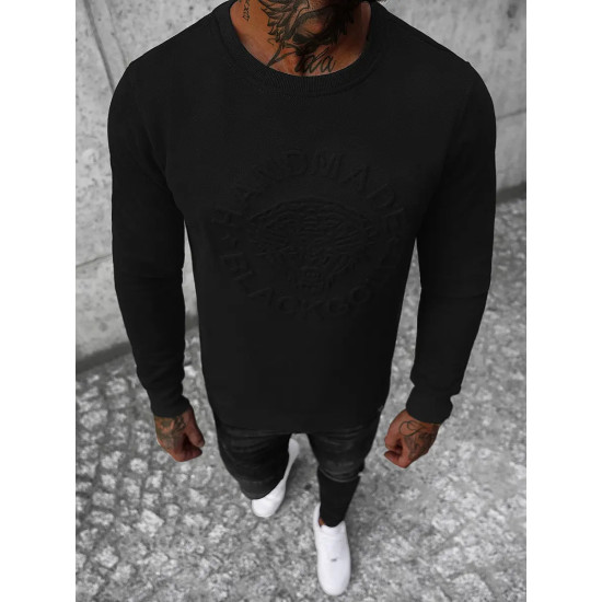 Black mens sweater Handma NB/MF2004 - Mens Sweaters| Sweaters online Black mens sweater Handma NB/MF2004