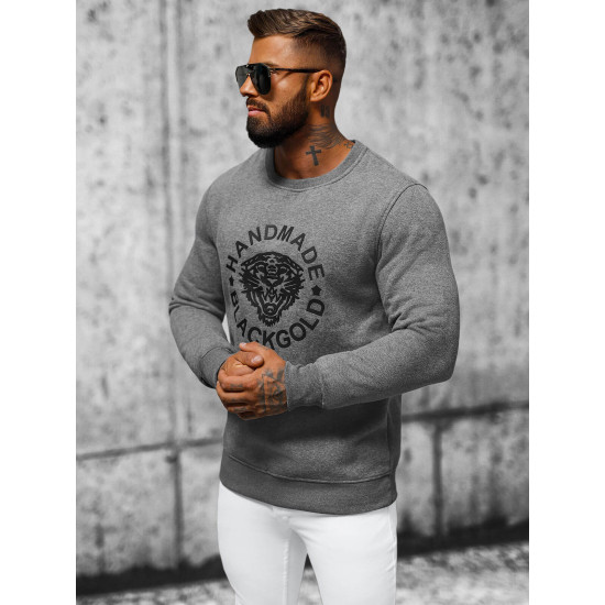 Grey jumper Adma NB/MF2008 - Men's Sweaters| Sweaters online Grey jumper Adma NB/MF2008