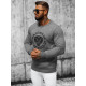 Grey jumper Adma NB/MF2008 - Men's Sweaters| Sweaters online Grey jumper Adma NB/MF2008