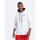 White men's jumper Runo V3 OM-SSNZ-22FW-006 - Men's Sweaters| Sweaters online White men's jumper Runo V3 OM-SSNZ-22FW-006