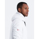 White men's jumper Runo V3 OM-SSNZ-22FW-006 - Men's Sweaters| Sweaters online White men's jumper Runo V3 OM-SSNZ-22FW-006