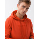 Męski pomarańczowy sweter Lutol B1351 - Swetry męskie| Swetry online Męski pomarańczowy sweter Lutol B1351