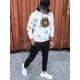Mens white sweater Rosser BX5319 - Mens Sweaters| Sweaters online Mens white sweater Rosser BX5319