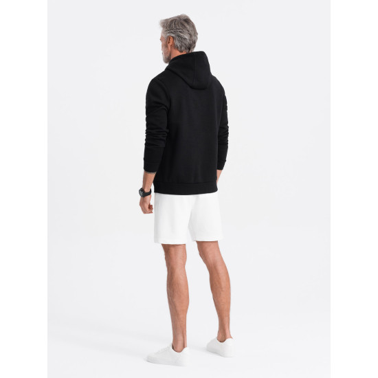 Men's black jumper Runo V4 OM-SSNZ-22FW-006 - Men's Sweaters| Sweaters online Men's black jumper Runo V4 OM-SSNZ-22FW-006