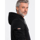 Men's black jumper Runo V4 OM-SSNZ-22FW-006 - Men's Sweaters| Sweaters online Men's black jumper Runo V4 OM-SSNZ-22FW-006