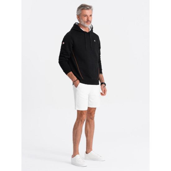 Men's black jumper Runo V4 OM-SSNZ-22FW-006 - Men's Sweaters| Sweaters online Men's black jumper Runo V4 OM-SSNZ-22FW-006