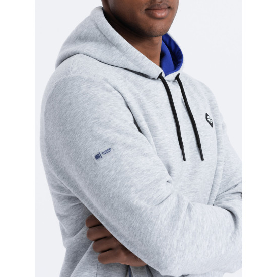 Men's grey jumper Runo V5 OM-SSNZ-22FW-006 - Men's Sweaters| Sweaters online Men's grey jumper Runo V5 OM-SSNZ-22FW-006