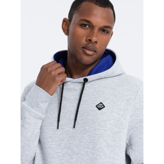 Men's grey jumper Runo V5 OM-SSNZ-22FW-006 - Men's Sweaters| Sweaters online Men's grey jumper Runo V5 OM-SSNZ-22FW-006