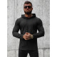 Black mens sweater Balam O/D7249 - Mens Sweaters| Sweaters online Black mens sweater Balam O/D7249