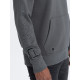 Dark grey hooded jumper Vona V2 OM-SSNZ-22FW-014 - Men's Sweaters| Sweaters online Dark grey hooded jumper Vona V2 OM-SSNZ-22FW-014