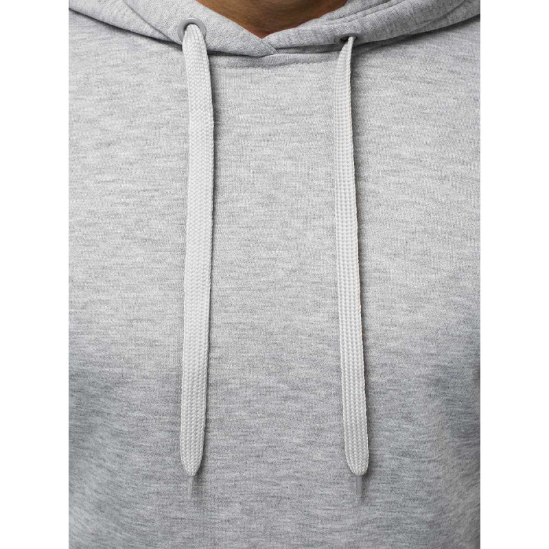 Miesten harmaa hupullinen pusero Buvoli JS/2009