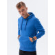Blue mens sweater Lutol B1351 - Mens Sweaters| Sweaters online Blue mens sweater Lutol B1351