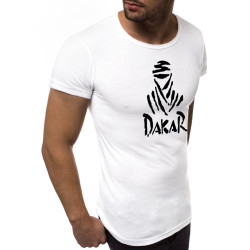 Balti vyriški marškinėliai Dakar
