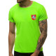 Žali neoniniai vyriški marškinėliai Herbas