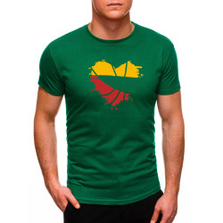 Zaļš neona vīriešu krekls Lika