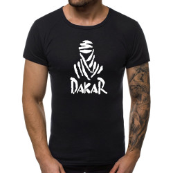 Juodi vyriški marškinėliai Dakar Juodi vyriški marškinėliai Dakar