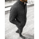 Mens quilted black jacket Midon JS/22M111/1 - Mens Jackets and Coats Mens quilted black jacket Midon JS/22M111/1