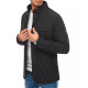 Mens quilted black jacket Midon JS/22M111/1 - Mens Jackets and Coats Mens quilted black jacket Midon JS/22M111/1