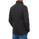 Mens quilted black jacket Midon JS/22M111/1 - Mens Jackets and Coats Mens quilted black jacket Midon JS/22M111/1
