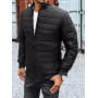 Men's quilted black jacket Minti