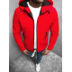 Raudona vyriška softshell striukė su gobtuvu Mokar JS/HM187/5 - Vyriškos Striukės ir Paltai Raudona vyriška softshell striukė su gobtuvu Mokar JS/HM187/5