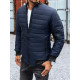 Men's quilted navy blue jacket Minti