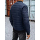 Mens quilted navy blue jacket Minti JS/MY02Z - Mens Jackets and Coats Mens quilted navy blue jacket Minti JS/MY02Z