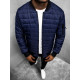Mens quilted navy blue jacket Minti JS/MY02Z - Mens Jackets and Coats Mens quilted navy blue jacket Minti JS/MY02Z