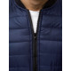 Mens quilted navy blue jacket Minti JS/MY02Z - Mens Jackets and Coats Mens quilted navy blue jacket Minti JS/MY02Z