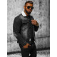 Denim jacket black Gober NB/MJ516NZ - Men's Jackets and Coats Denim jacket black Gober NB/MJ516NZ
