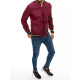 Mens burgundy jacket Harry TX3681 - Mens Jackets and Coats Mens burgundy jacket Harry TX3681