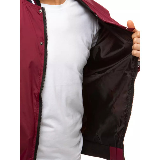 Mens burgundy jacket Harry TX3681 - Mens Jackets and Coats Mens burgundy jacket Harry TX3681