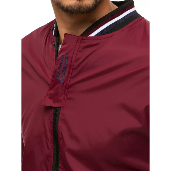 Mens burgundy jacket Harry TX3681 - Mens Jackets and Coats Mens burgundy jacket Harry TX3681