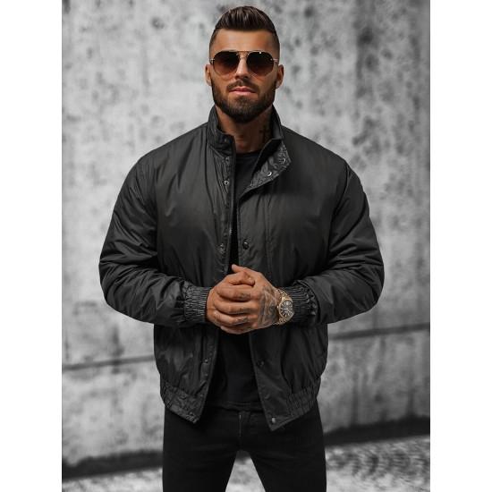Mens jacket black Varan JS/5M3102/392 - Mens Jackets and Coats Mens jacket black Varan JS/5M3102/392