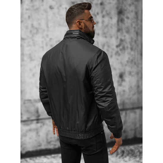 Mens jacket black Varan JS/5M3102/392 - Mens Jackets and Coats Mens jacket black Varan JS/5M3102/392