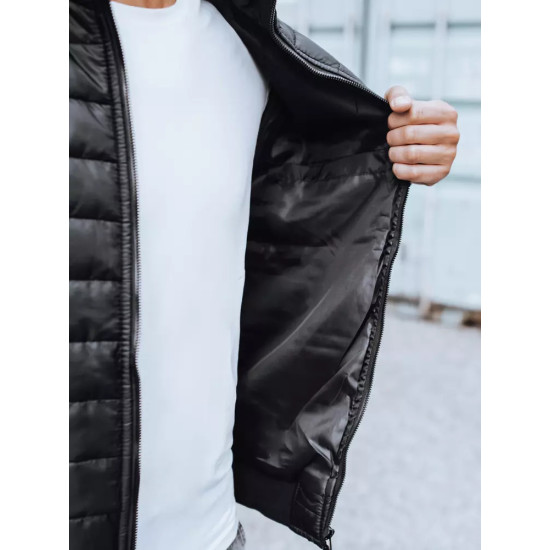 Men's black jacket Tiful JS/MY22-TX3270 - Men's Jackets and Coats Men's black jacket Tiful JS/MY22-TX3270