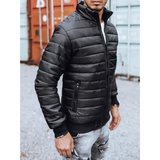 Men's black jacket Tiful JS/MY22-TX3270 - Men's Jackets and Coats Men's black jacket Tiful JS/MY22-TX3270