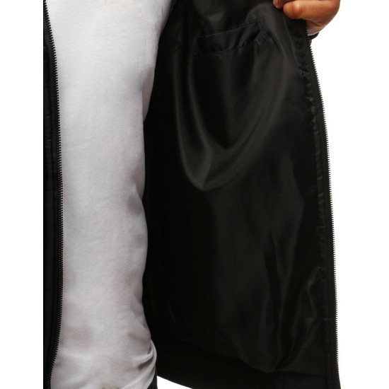 Men's black jacket Tiful JS/MY22-TX3270 - Men's Jackets and Coats Men's black jacket Tiful JS/MY22-TX3270