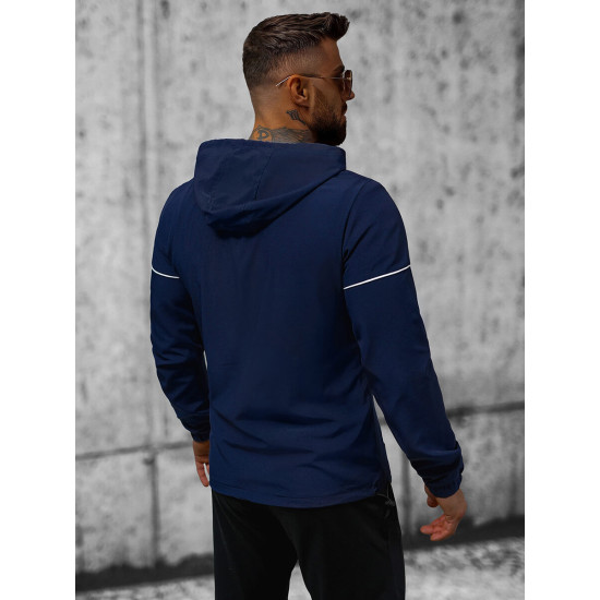Mens thin dark blue jacket Sorat JS/M10300 - Mens Jackets and Coats Mens thin dark blue jacket Sorat JS/M10300