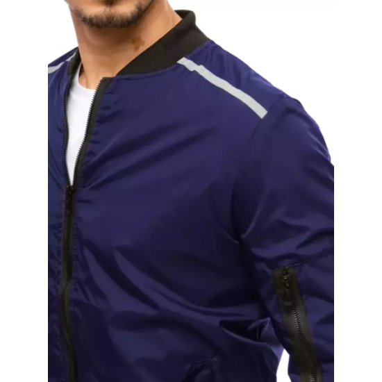 Mens dark blue jacket Wolf TX3683 - Mens Jackets and Coats Mens dark blue jacket Wolf TX3683