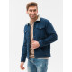 Promotion Blue jacket Kensi C524 - Men's Jackets and Coats Promotion Blue jacket Kensi C524
