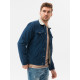 Promotion Blue jacket Kensi C524 - Men's Jackets and Coats Promotion Blue jacket Kensi C524
